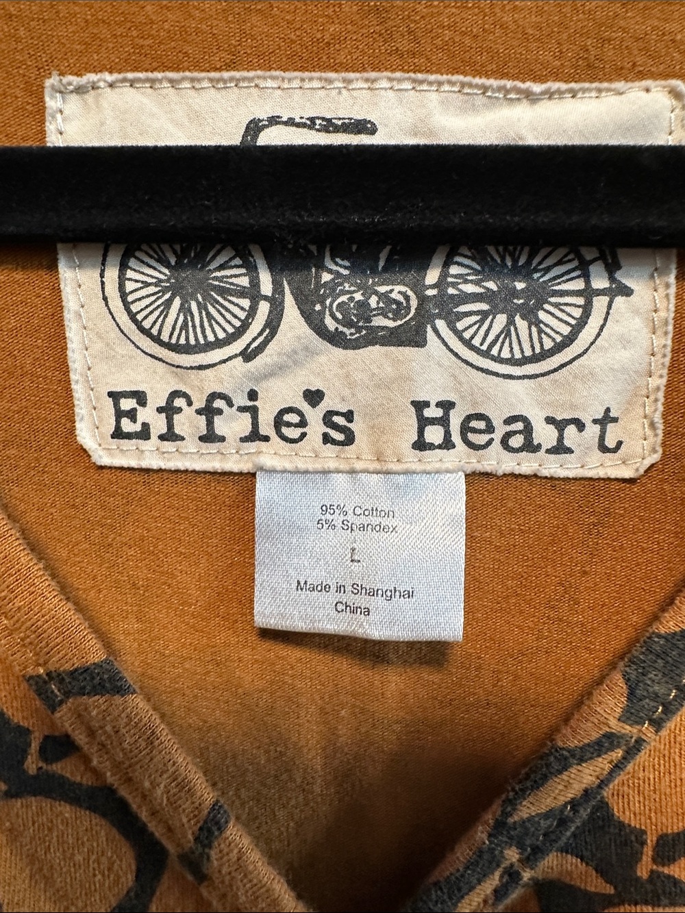 EFFIE’S HEART PEAR LONG SLEEVE DRESS SIZE LARGE - Picture 2 of 2